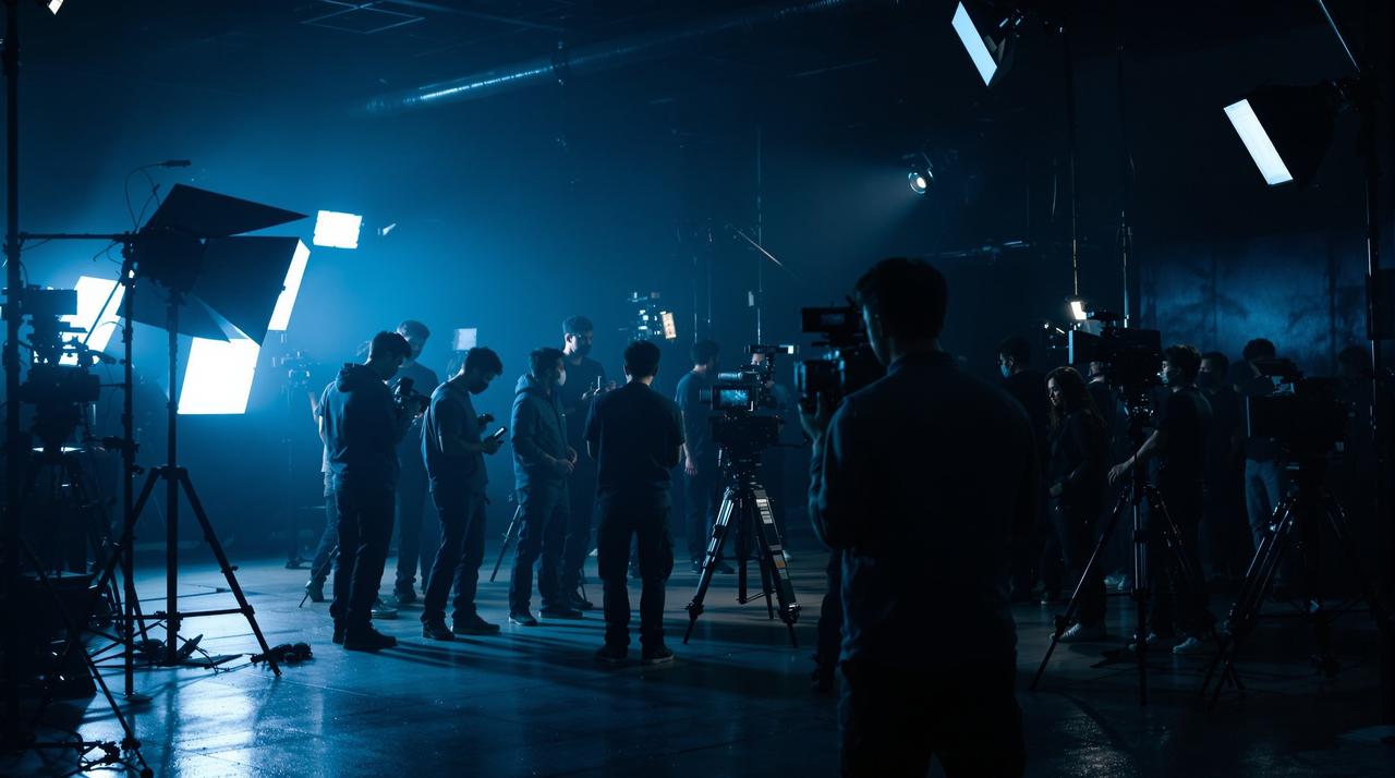 91短视频制作现场